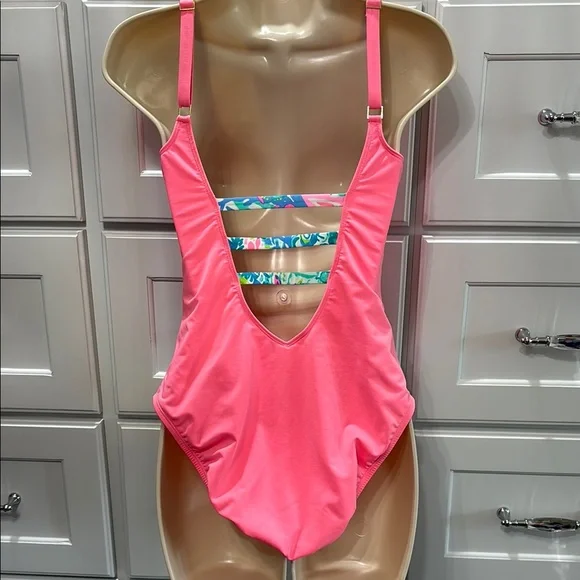 Lilly Pulitzer Pink Pink Jaspen Swimsuit - Picture 5 of 6